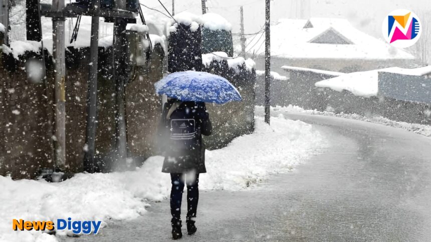 पहाड़ों Cold wave in North india