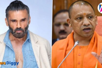 सुनील शेट्टी Suniel Shetty and yogi adityanath