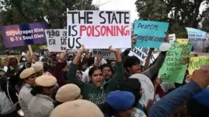 Delhi Pollution Protest